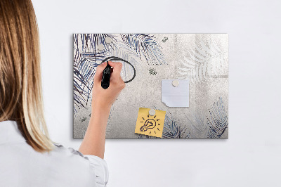 Beschreibbare magnettafel Palmblatt