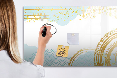 Beschreibbare magnettafel küche Dekoratives Muster