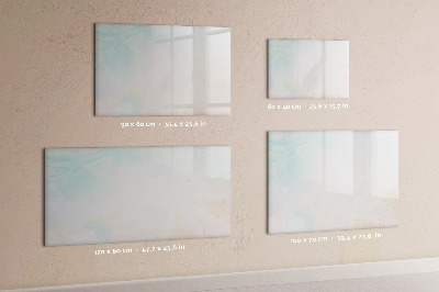 Beschreibbare magnettafel Aquarellmarmor