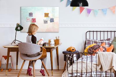 Beschreibbare magnettafel Aquarellmarmor