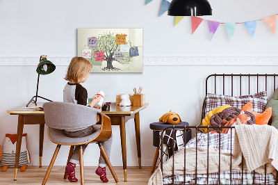 Beschreibbare magnettafel küche Großer Naturbaum