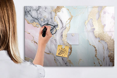 Beschreibbare magnettafel Marmor