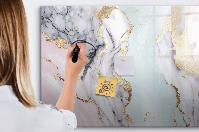 Beschreibbare magnettafel Marmor