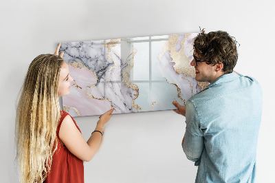 Beschreibbare magnettafel Marmor