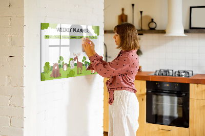 Beschreibbare magnettafel Unterrichtsplan