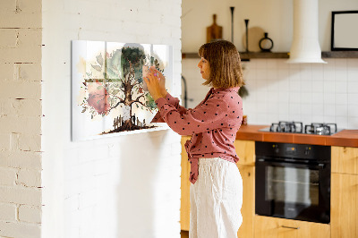 Beschreibbare magnettafel küche Stammbaum