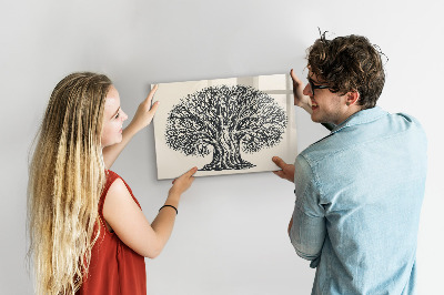 Magnetische Schreibtafel Großer Naturbaum