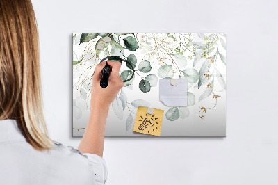 Beschreibbare magnettafel Hängende Pflanzen