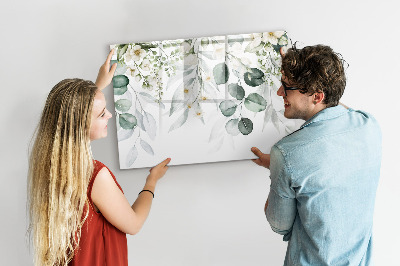 Beschreibbare magnettafel Naturpflanzen