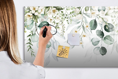 Beschreibbare magnettafel Naturpflanzen