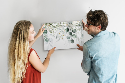 Beschreibbare magnettafel Naturpflanzen