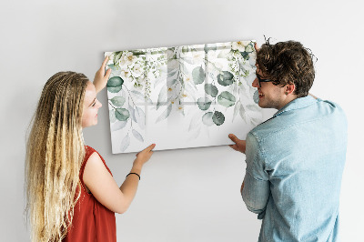 Beschreibbare magnettafel Naturpflanzen