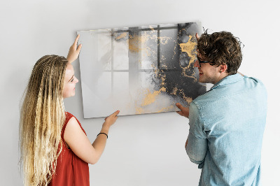 Beschreibbare magnettafel Marmorkunst