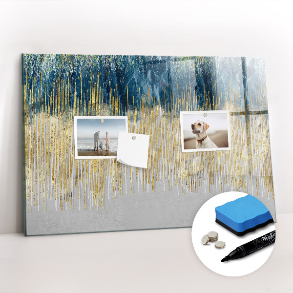 Beschreibbare magnettafel Dekoratives Muster