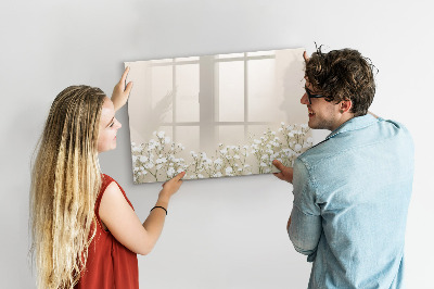 Magnetische Schreibtafel Blühende Blumen