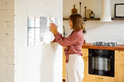 Magnetische Schreibtafel Unternehmensorganisator