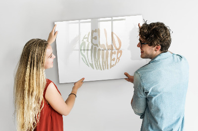 Beschreibbare magnettafel küche Hallo Sommer
