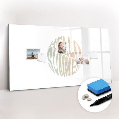 Beschreibbare magnettafel küche Hallo Sommer