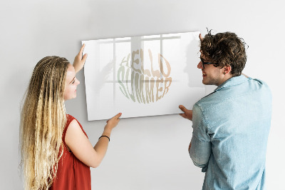 Beschreibbare magnettafel küche Hallo Sommer