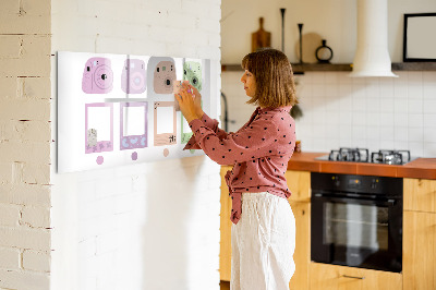 Magnetische Schreibtafel Kameraset