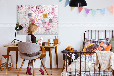 Beschreibbare magnettafel Dekorative Blumen