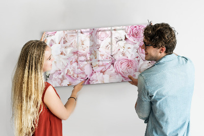 Beschreibbare magnettafel Dekorative Blumen