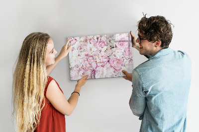 Beschreibbare magnettafel Dekorative Blumen