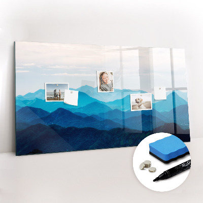 Beschreibbare magnettafel küche Aquarellberge
