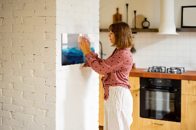 Beschreibbare magnettafel küche Aquarellberge
