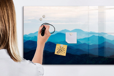 Beschreibbare magnettafel küche Aquarellberge