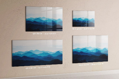 Beschreibbare magnettafel küche Aquarellberge