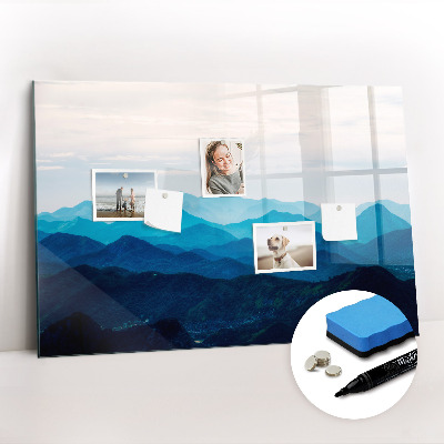 Beschreibbare magnettafel küche Aquarellberge
