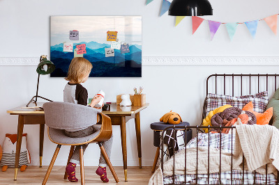 Beschreibbare magnettafel küche Aquarellberge