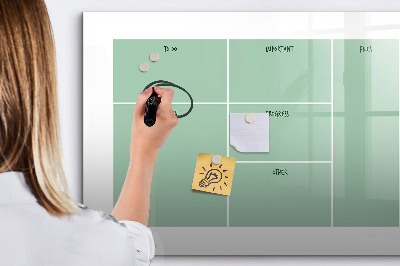 Beschreibbare magnettafel küche Büroorganisator