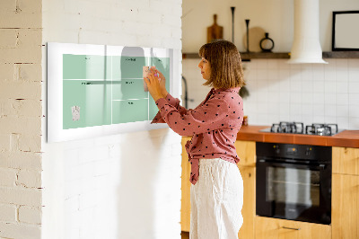 Beschreibbare magnettafel küche Büroorganisator