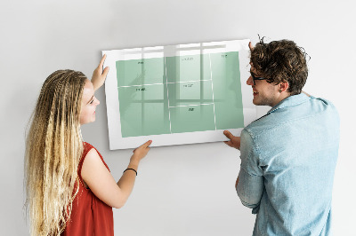 Beschreibbare magnettafel küche Büroorganisator