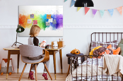 Magnetische Schreibtafel Abstrakter Regenbogen