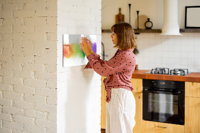 Beschreibbare magnettafel Abstrakter Regenbogen
