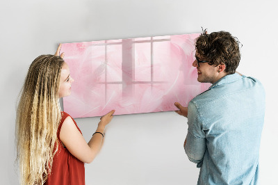 Beschreibbare magnettafel Federn-Abstraktion