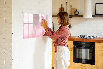 Magnetische Schreibtafel Federn-Abstraktion