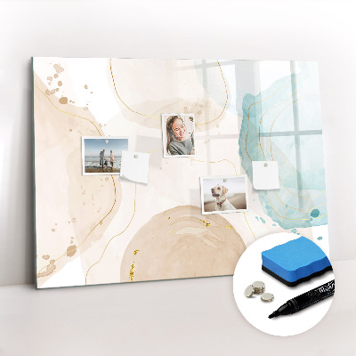 Beschreibbare magnettafel küche Aquarellflecken