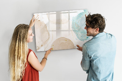 Beschreibbare magnettafel küche Aquarellflecken