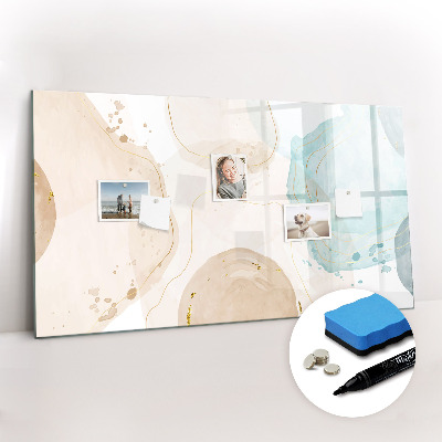Beschreibbare magnettafel küche Aquarellflecken