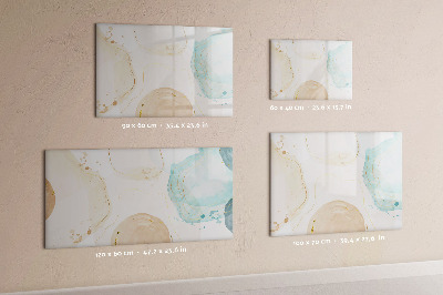 Beschreibbare magnettafel küche Aquarellflecken