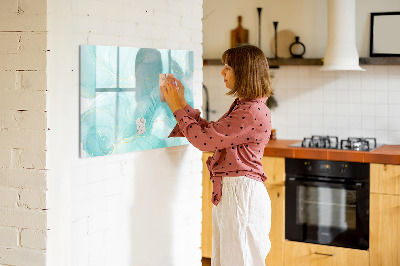 Beschreibbare magnettafel Marmorabstraktion
