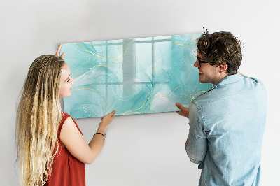 Beschreibbare magnettafel Marmorabstraktion