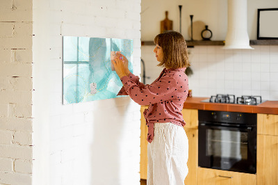 Beschreibbare magnettafel Marmorabstraktion