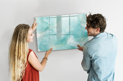 Beschreibbare magnettafel Marmorabstraktion