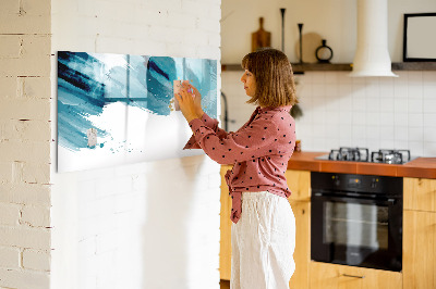 Beschreibbare magnettafel küche Pinselstriche