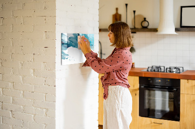 Beschreibbare magnettafel küche Pinselstriche